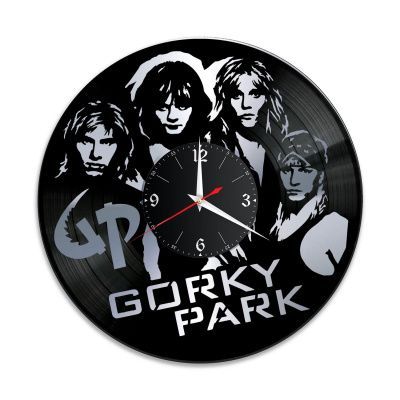 Часы настенные "Группа Парк Горького (Gorky Park)" из винила, №1