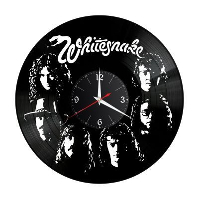 Часы настенные "Whitesnake" из винила, №2