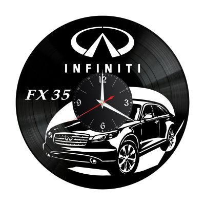 Часы настенные "Инфинити (Infiniti FX 35)" из винила, №1