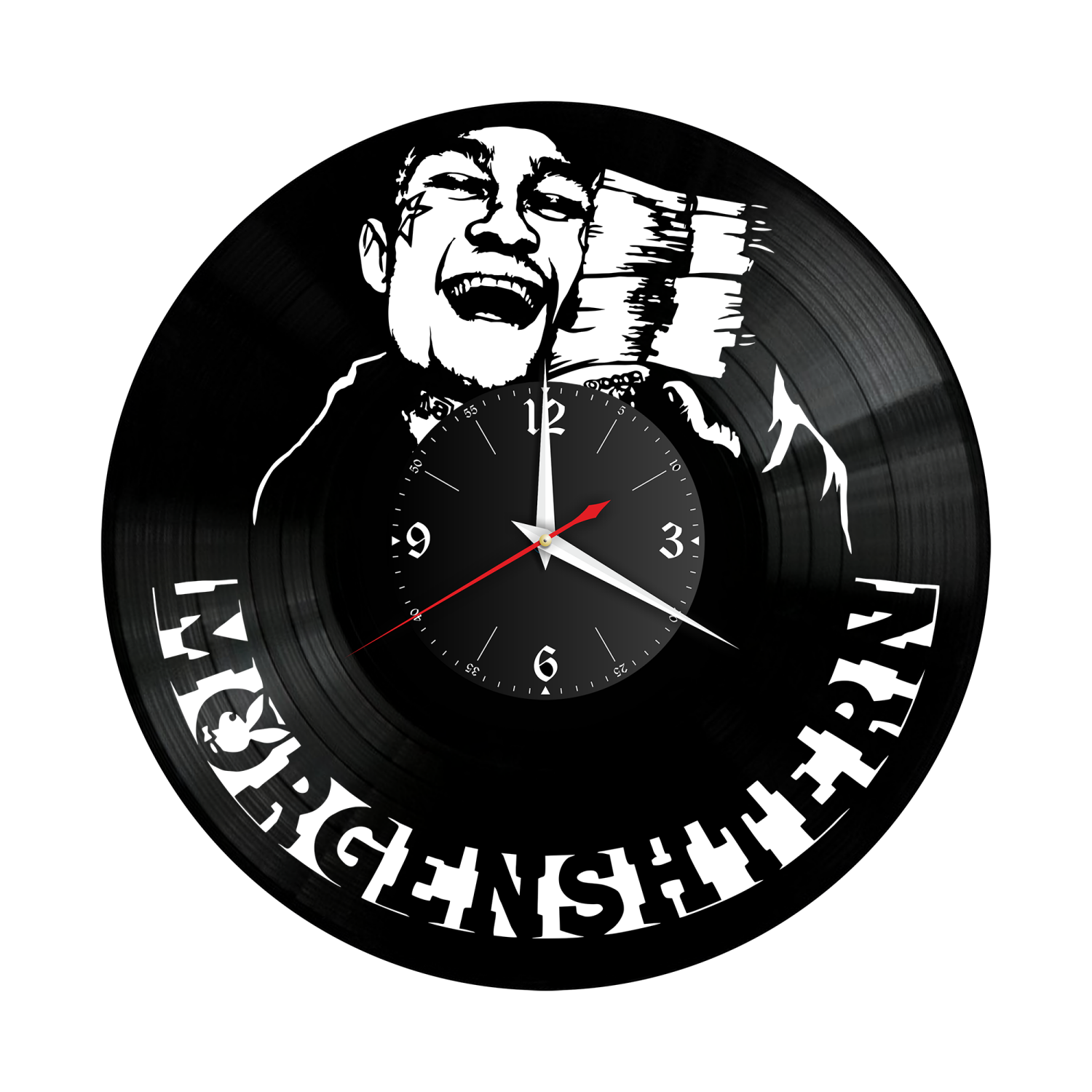 Часы настенные "Моргенштерн (Morgenshtern)" из винила, №2 VW-10882