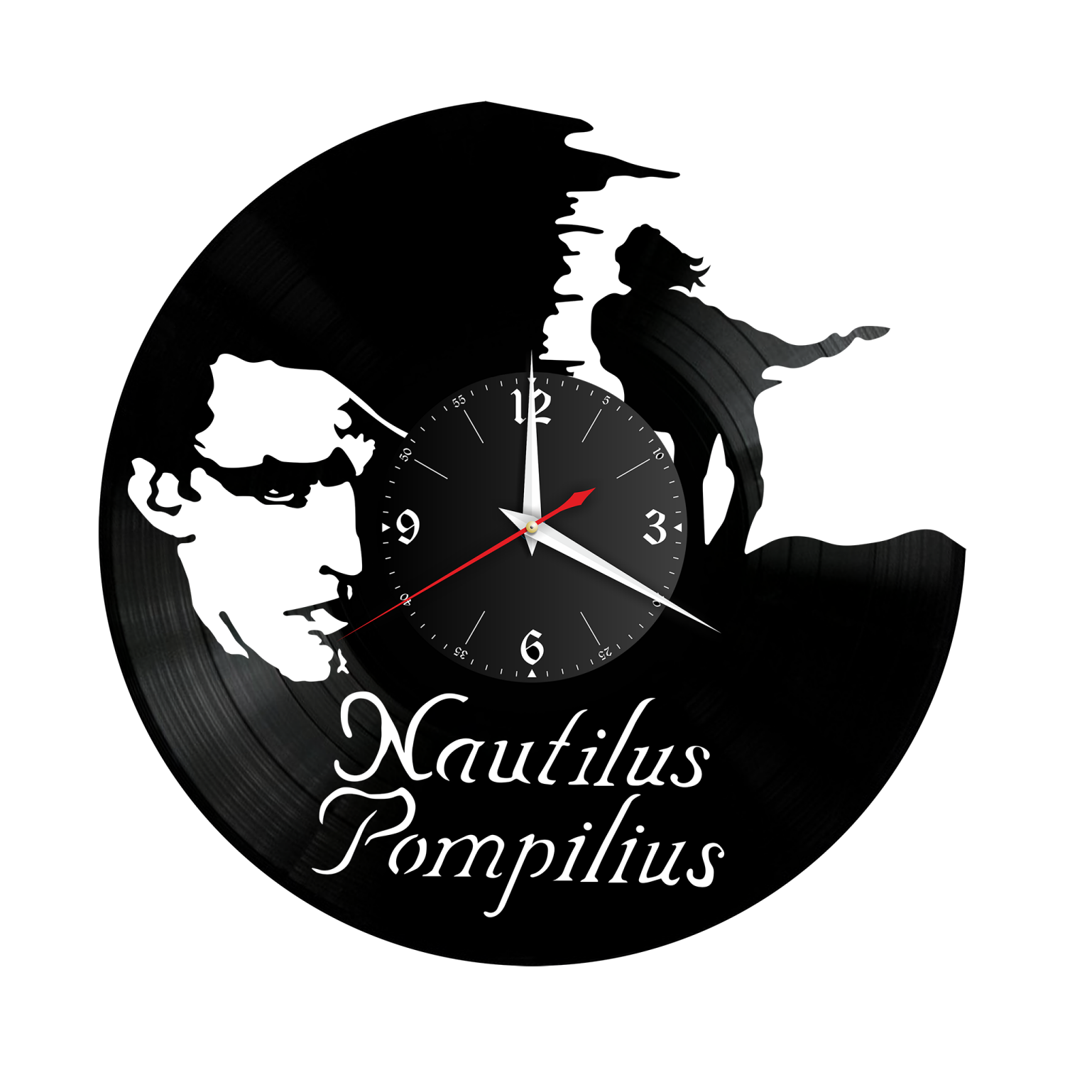 Часы настенные "Наутилус Помпилиус" из винила, №1 VW-10057