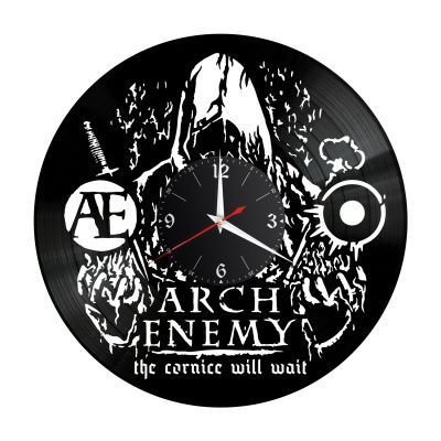 Часы настенные "Arch Enemy" из винила, №1