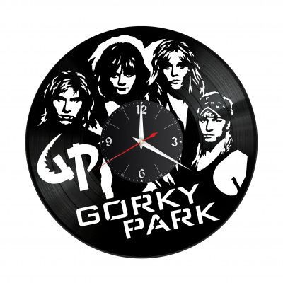 Часы настенные "Группа Парк Горького (Gorky Park)" из винила, №1
