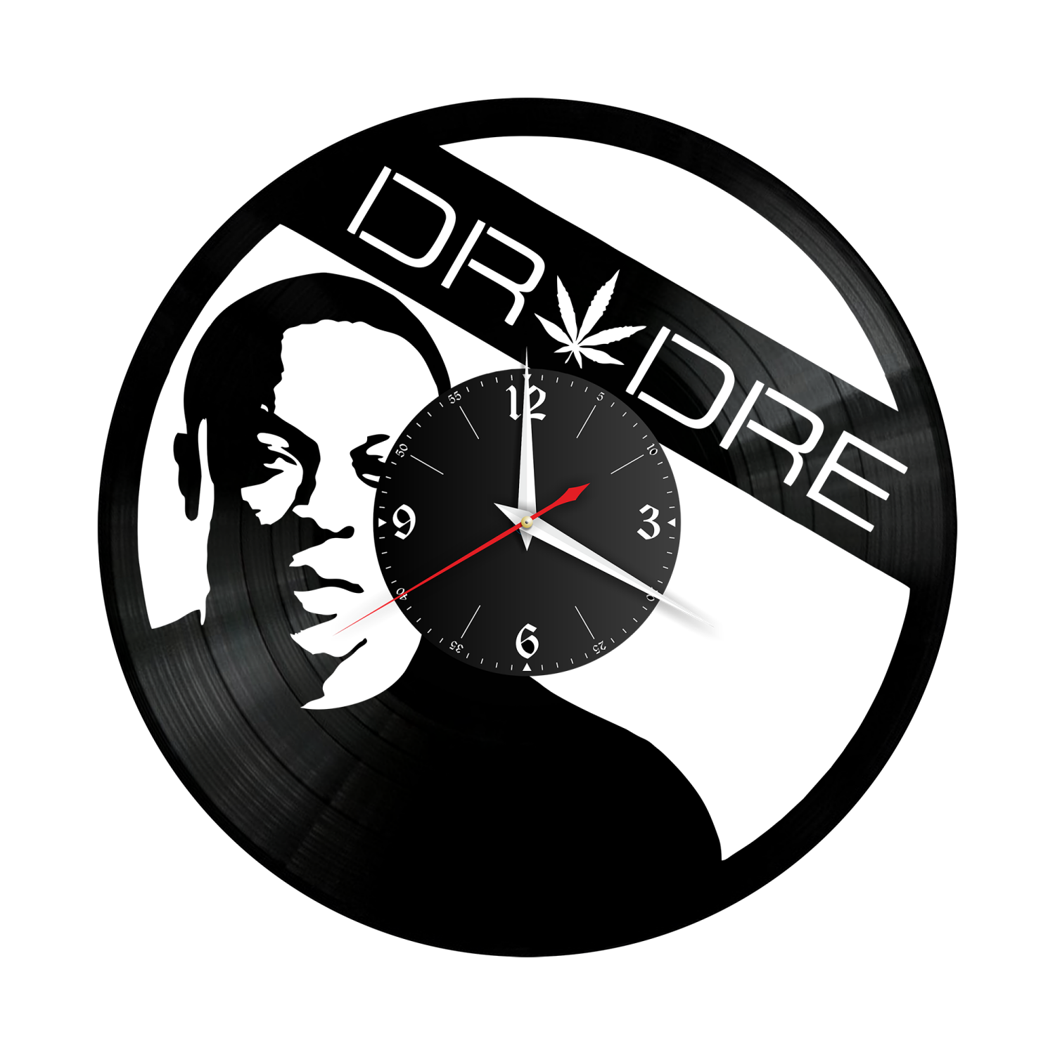 Часы настенные "Dr. Dre (Доктор Дре)" из винила, №1 VW-10280