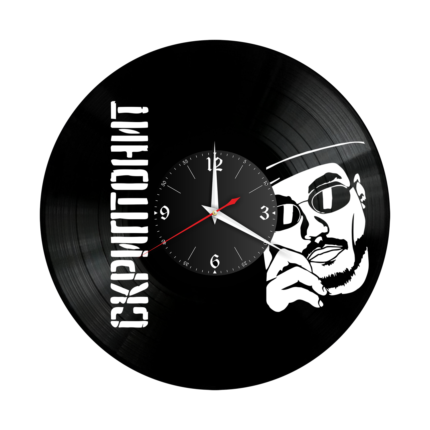 Часы настенные "Скриптонит" из винила, №1 VW-10289